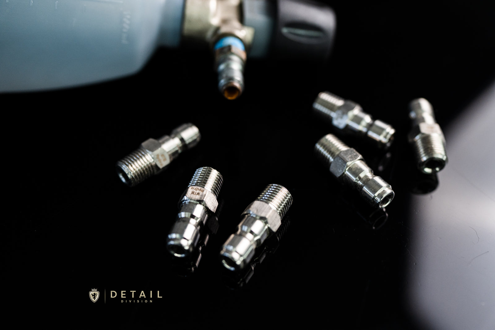 1/4" Male QD Plug / Stainless Steel