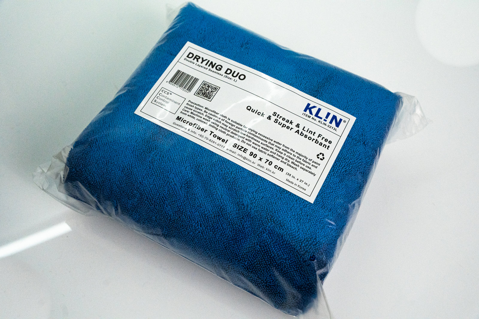 KLiN Drying Duo Microfiber Drying Towel (L)