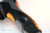 Close-up of a black and orange power tool with 'Detail' branding on a white background