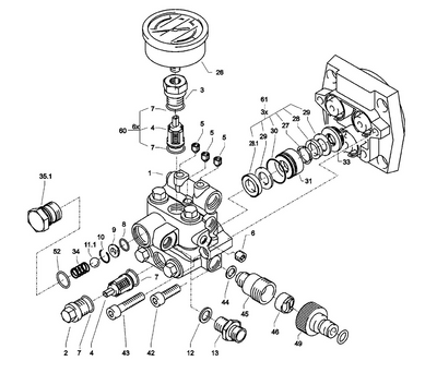 Krānzle Pressure Gauge 1122 1622