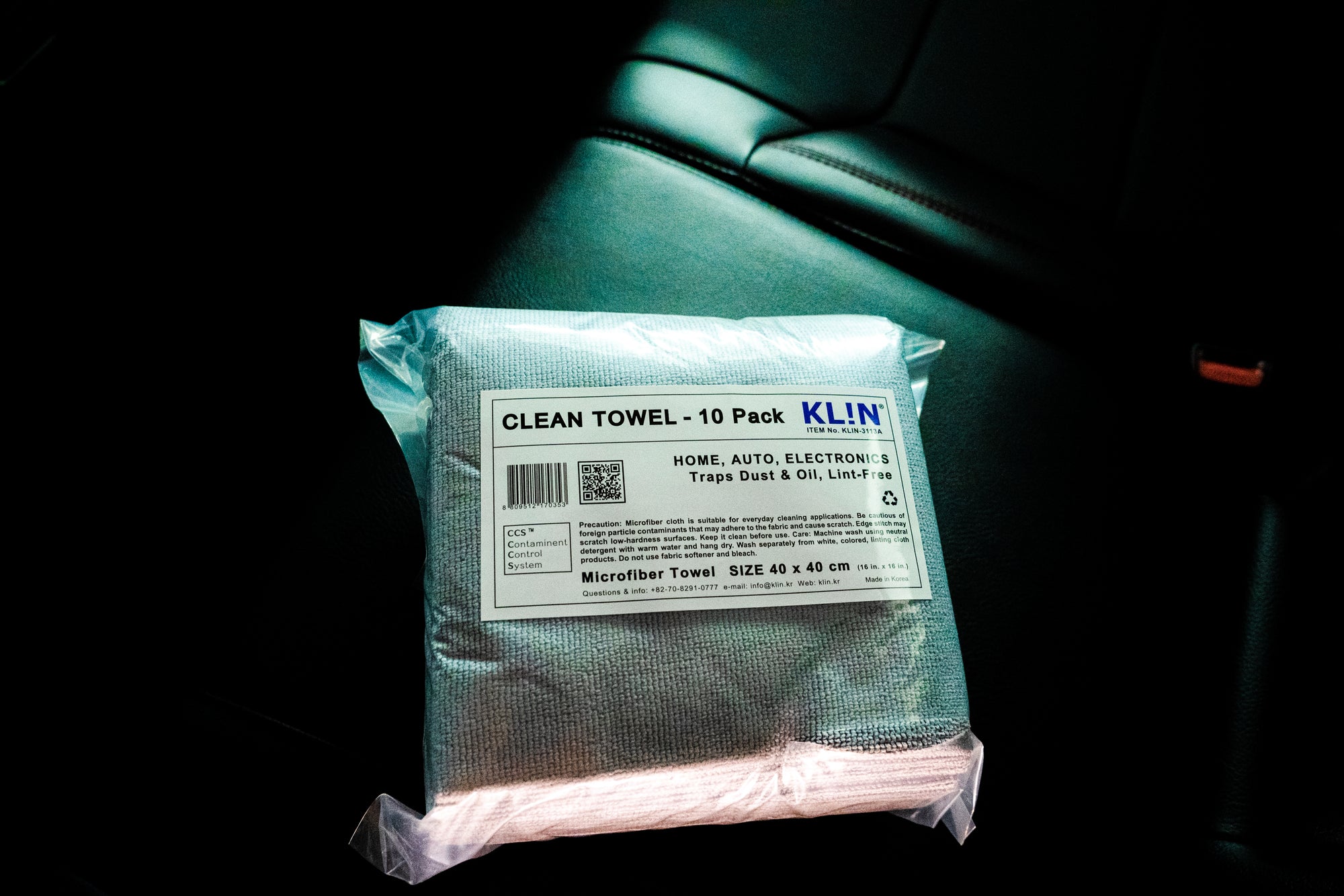 KLIN Clean Towels | Multi-Purpose Microfiber Towel 10-Pack