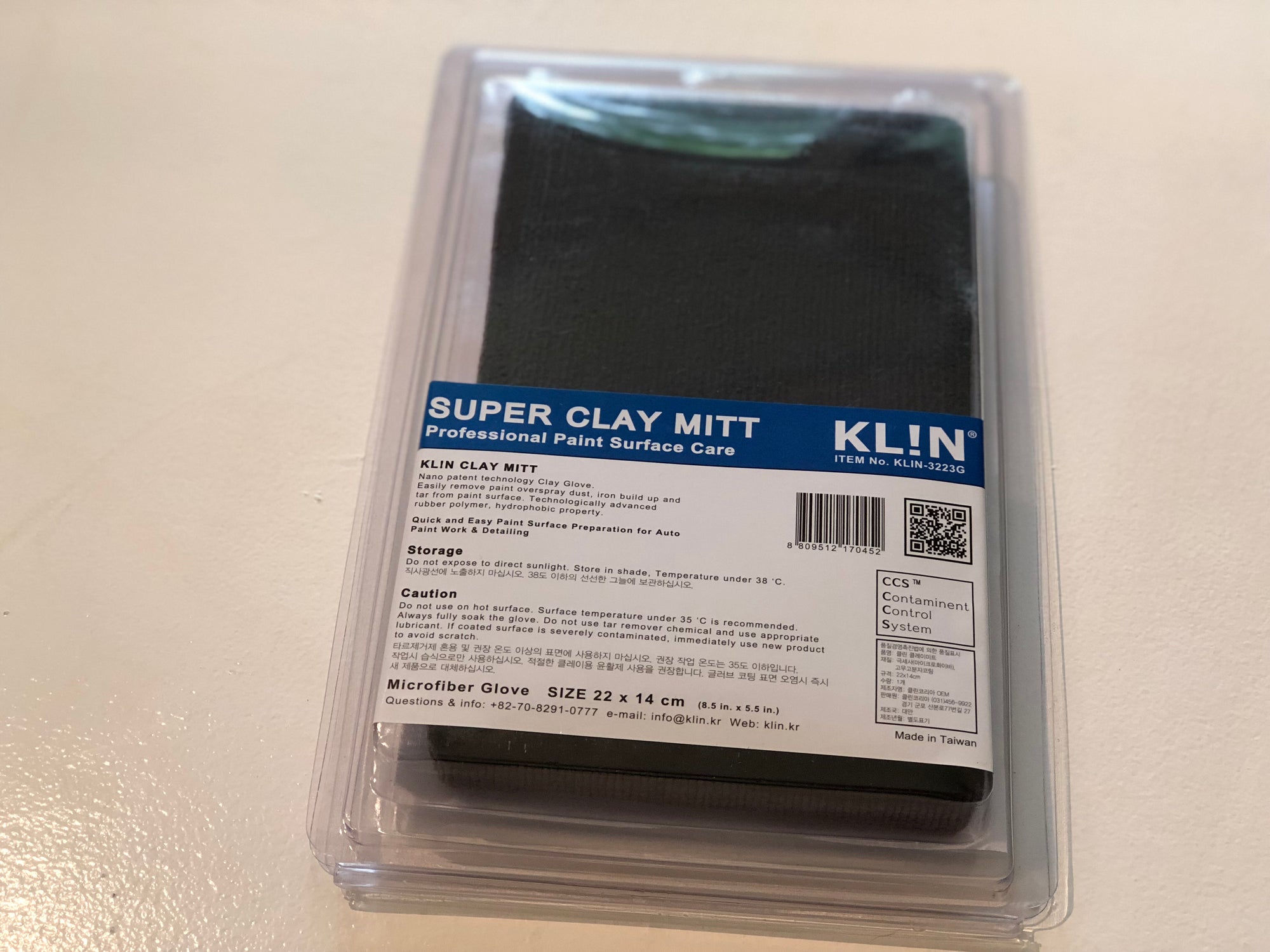 KLiN Super Clay Mitt - Detail-Division